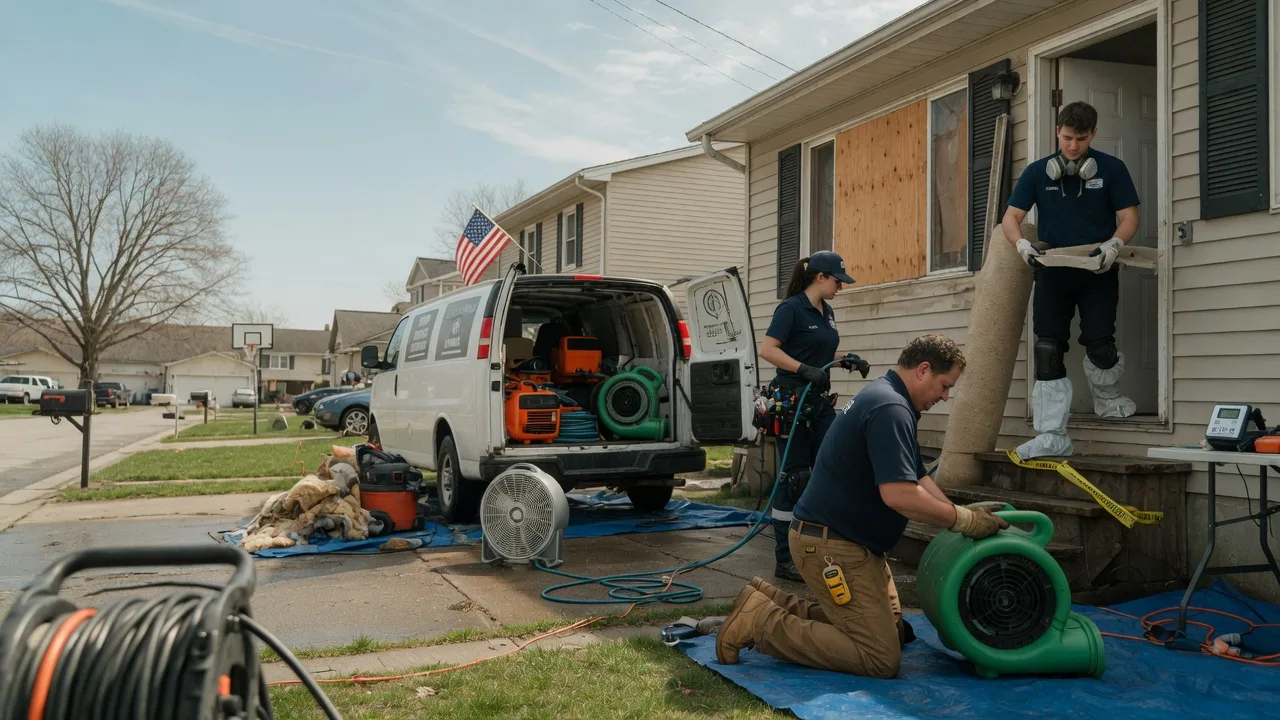 Water Damage Restoration in Hunnewell, MO near me